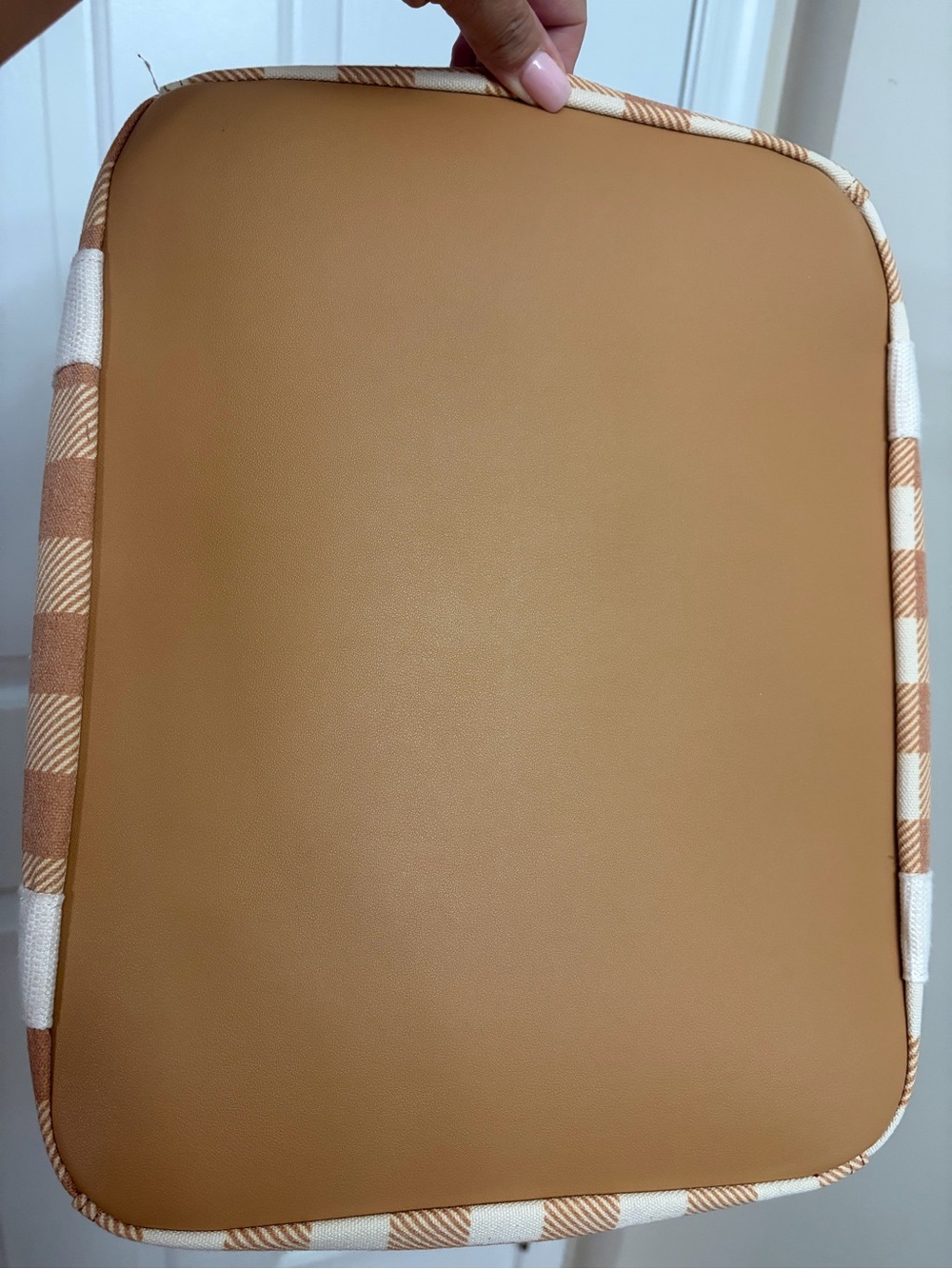 Poppy & Peonies Everyday Tote – Jilly Box Exclusive Caramel Gingham – New (Rare) - Picture 11 of 16